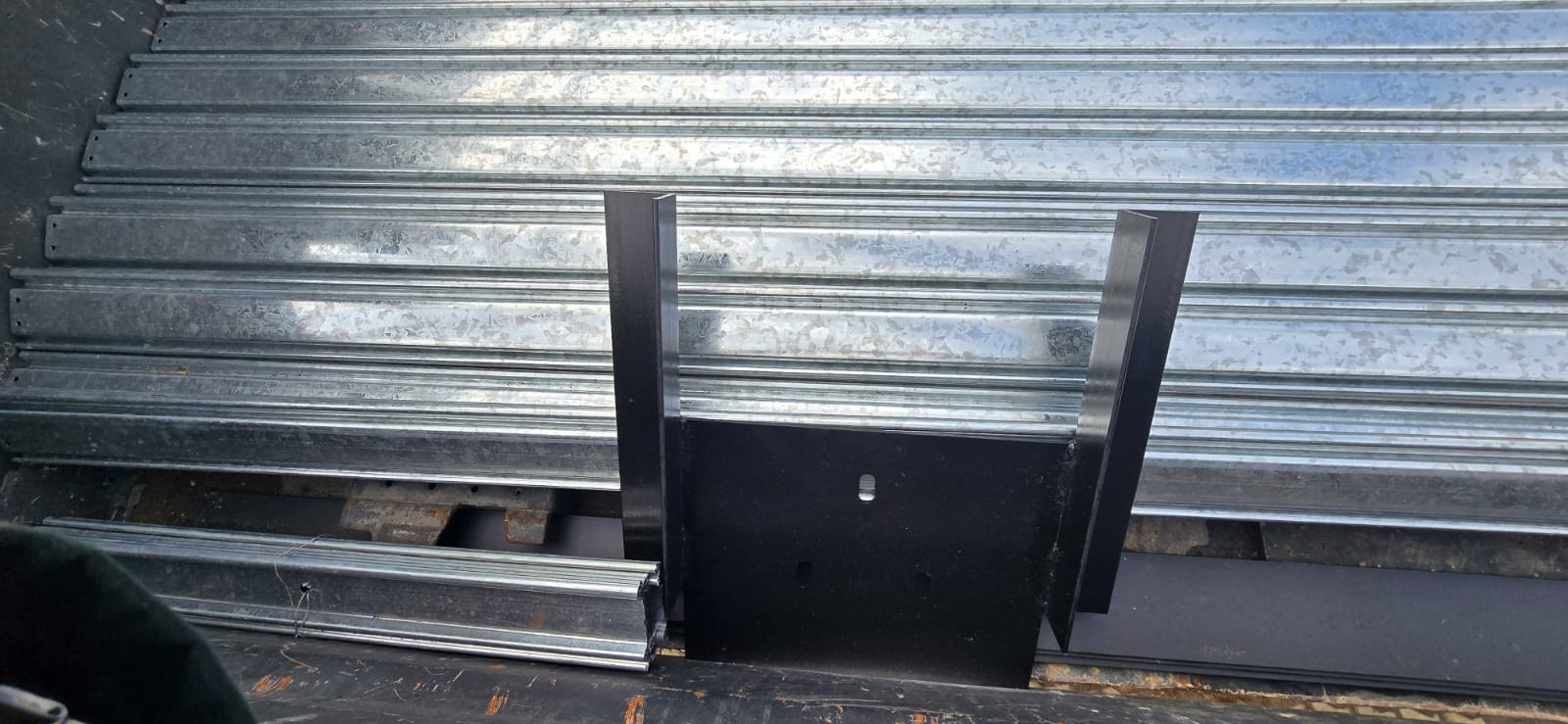 Roller shutter mechanism detail